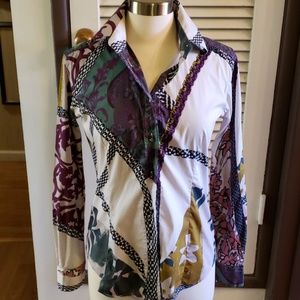 ETRO Sz 46 Long Sleeves Button Down
